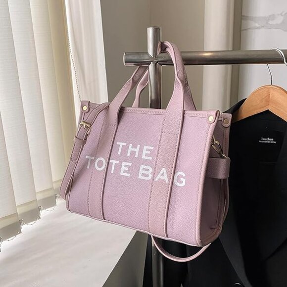 The Tote Bag for Women Leather light purple #811 - Picture 2 of 4